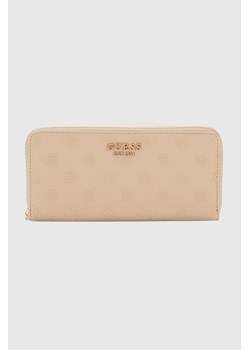 GUESS Beżowy portfel damski Phoebe ze sklepu outfit.pl w kategorii Portfele damskie - zdjęcie 185063989