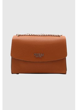 GUESS Brązowa kopertówka damska Calista ze sklepu outfit.pl w kategorii Kopertówki - zdjęcie 185064196