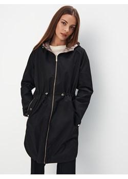 Mohito - Dwustronna kurtka parka - czarny ze sklepu Mohito w kategorii Parki damskie - zdjęcie 185064975