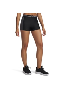 Damskie spodenki treningowe Under Armour UA Heat Gear Rib Shorty - czarne ze sklepu Sportstylestory.com w kategorii Szorty - zdjęcie 185065648