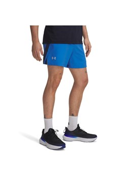 Męskie spodenki do biegania Under Armour UA Launch 5\'\' Short - niebieskie ze sklepu Sportstylestory.com w kategorii Spodenki męskie - zdjęcie 185065819