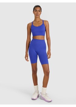 Damskie kolarki treningowe 4F 4FWAW25TFSTF084 - niebieskie ze sklepu Sportstylestory.com w kategorii Szorty - zdjęcie 185065886