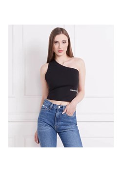 Calvin Klein Jeans Top MILANO | Slim Fit ze sklepu Gomez Fashion Store w kategorii Bluzki damskie - zdjęcie 185066107