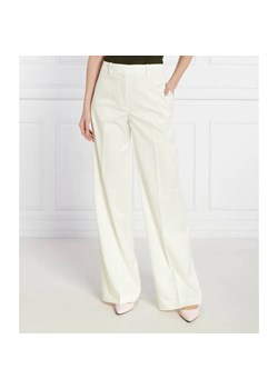 HUGO Spodnie Halenar-1 | Regular Fit | z dodatkiem wełny ze sklepu Gomez Fashion Store w kategorii Spodnie damskie - zdjęcie 185066768