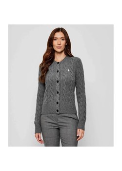 POLO RALPH LAUREN Wełniany kardigan | Slim Fit | z dodatkiem kaszmiru ze sklepu Gomez Fashion Store w kategorii Swetry damskie - zdjęcie 185066817