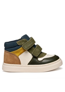 Geox Sneakersy B Nashik B465NA 08522 C1M3X M Khaki ze sklepu MODIVO w kategorii Buty sportowe dziecięce - zdjęcie 185067008