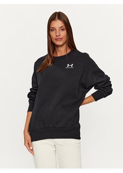 Under Armour Bluza Essential Flc Os Crew 1379475 Czarny Loose Fit ze sklepu MODIVO w kategorii Bluzy damskie - zdjęcie 185067018