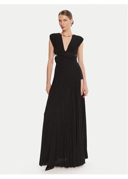 Elisabetta Franchi Sukienka wieczorowa AB-R15-56E2-V690 Czarny Regular Fit ze sklepu MODIVO w kategorii Sukienki - zdjęcie 185067025