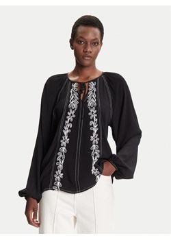 Desigual Bluzka Tallo 25WWBW07 Czarny Loose Fit ze sklepu MODIVO w kategorii Bluzki damskie - zdjęcie 185067035