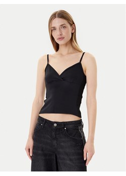 adidas Top Seasonal Essentials 3-Stripes JM1908 Czarny Slim Fit ze sklepu MODIVO w kategorii Bluzki damskie - zdjęcie 185067037