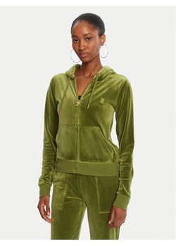Juicy Couture Bluza Robertson JCAP176G Zielony Slim Fit ze sklepu MODIVO w kategorii Bluzy damskie - zdjęcie 185067079