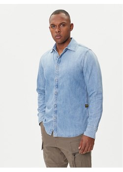 G-Star Raw Koszula jeansowa D27681-D252 Błękitny Slim Fit ze sklepu MODIVO w kategorii Koszule męskie - zdjęcie 185067119