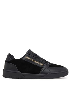 Sneakersy Versace Jeans Couture 79YA3SD4 ZPB39 Czarny ze sklepu eobuwie.pl w kategorii Buty sportowe męskie - zdjęcie 185069159