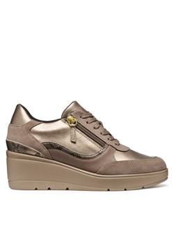 Sneakersy Geox D Ilde D46RAA 0AJ22 C6029 Brązowy ze sklepu eobuwie.pl w kategorii Buty sportowe damskie - zdjęcie 185069166