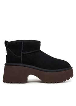 Śniegowce Ugg W Classic Ultra Mini 1158311 Czarny ze sklepu eobuwie.pl w kategorii Śniegowce damskie - zdjęcie 185069175