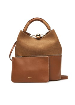 Torebka Furla Sfera S WB01679 BX3924 BG 4085S Brązowy ze sklepu eobuwie.pl w kategorii Torby Shopper bag - zdjęcie 185069188