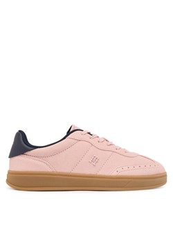 Sneakersy Tommy Hilfiger Heritage FW0FW08822 Różowy ze sklepu eobuwie.pl w kategorii Buty sportowe damskie - zdjęcie 185069199