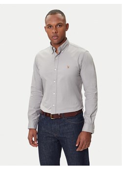 Polo Ralph Lauren Koszula 710P06688004 Szary Custom Fit ze sklepu MODIVO w kategorii Koszule męskie - zdjęcie 185070269