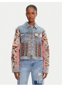 Desigual Kurtka jeansowa Boho 25WWED10 Kolorowy Regular Fit ze sklepu MODIVO w kategorii Kurtki damskie - zdjęcie 185070298