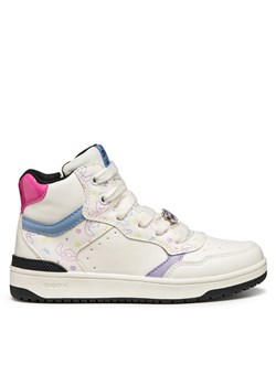 Sneakersy Geox J Washiba J56HXD 05404 C0653 D Biały ze sklepu eobuwie.pl w kategorii Buty sportowe dziecięce - zdjęcie 185070908