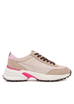 Sneakersy Calvin Klein Hike Runner Mg Nylon Mix YW0YW02075 Szary ze sklepu eobuwie.pl w kategorii Buty sportowe damskie - zdjęcie 185070959