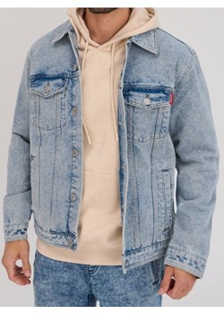 Sinsay - Kurtka jeansowa trucker - niebieski - id: 8009Y-05J - marki Sinsay - 185071859 Sinsay - Kurtka jeansowa trucker - niebieski ze sklepu Sinsay w kategorii Kurtki męskie - zdjęcie 185071859
