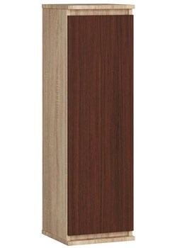 Szafka wisząca do salonu dąb sonoma + wenge T7-L34 ze sklepu Edinos.pl w kategorii Meble - zdjęcie 185072176