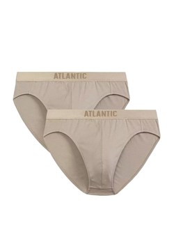 Atlantic 2-pack slipy męskie Sport 2BMP-013-Beżowy, Kolor beżowy, Rozmiar S, ATLANTIC ze sklepu Primodo w kategorii Majtki męskie - zdjęcie 185072387