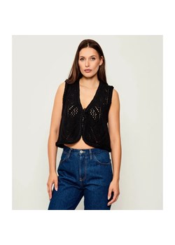 Ba&sh Wełniana kamizelka GILES | Cropped Fit ze sklepu Gomez Fashion Store w kategorii Kamizelki damskie - zdjęcie 185073675