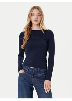 Guess Jeans Bluzka W4YI22 J1314 Granatowy Regular Fit ze sklepu MODIVO w kategorii Bluzki damskie - zdjęcie 185073905