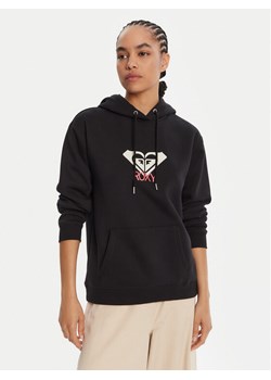 Roxy Bluza ERJFT05020 Czarny Regular Fit ze sklepu MODIVO w kategorii Bluzy damskie - zdjęcie 185073939