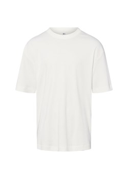 Nils Sundström Koszulka męska Mężczyźni Bawełna kitt jednolity ze sklepu vangraaf w kategorii T-shirty męskie - zdjęcie 185074855
