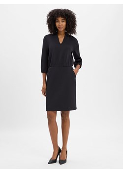 Marc Cain Damska sukienka na co dzień Kobiety granatowy jednolity ze sklepu vangraaf w kategorii Sukienki - zdjęcie 185075199