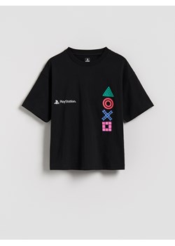 Reserved - T-shirt Playstation - czarny ze sklepu Reserved w kategorii T-shirty chłopięce - zdjęcie 185076589