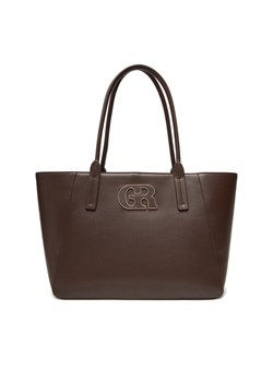 Torebka Gino Rossi CEO-EDELWEIS Brązowy ze sklepu eobuwie.pl w kategorii Torby Shopper bag - zdjęcie 185077346
