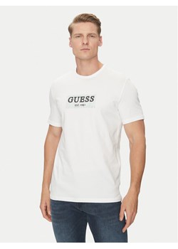 Guess T-Shirt M5GI19 J1314 Biały Slim Fit ze sklepu MODIVO w kategorii T-shirty męskie - zdjęcie 185081536