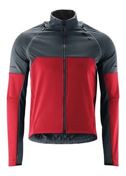 Gonso Kurtka softshellowa Zipp-Off w kolorze czerwono-antracytowym ze sklepu Limango Polska w kategorii Kurtki męskie - zdjęcie 185081855