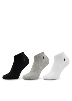 Zestaw 3 par niskich skarpet unisex Polo Ralph Lauren 449655213005 Kolorowy ze sklepu eobuwie.pl w kategorii Skarpetki damskie - zdjęcie 185081877