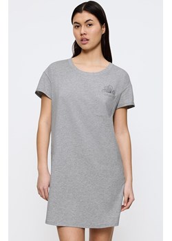 Triumph bawełniana koszula nocna na krótki rękaw Nightdresses 10225066-M034, Kolor szary melanż, Rozmiar 40, Triumph ze sklepu Primodo w kategorii Koszule nocne - zdjęcie 185082419