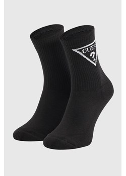 GUESS Czarne damskie sportowe skarpetki Ellen ze sklepu outfit.pl w kategorii Skarpetki damskie - zdjęcie 185082887