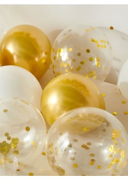 Sinsay - Zestaw balonów 100 pack - złoty ze sklepu Sinsay w kategorii Dekoracje świąteczne - zdjęcie 185083719