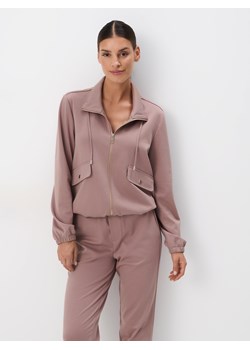 Mohito - Bluza z zamkiem - brązowy ze sklepu Mohito w kategorii Bluzy damskie - zdjęcie 185083947