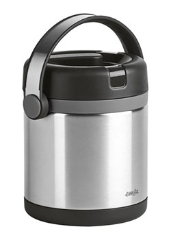 Emsa Termos &quot;Mobility&quot; w kolorze srebrno-czarnym na żywność - 1,2 l ze sklepu Limango Polska w kategorii Kubki termiczne - zdjęcie 185084809