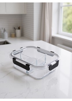 Sinsay - Pojemnik do przechowywania z pokrywką - szary ze sklepu Sinsay w kategorii Pojemniki kuchenne - zdjęcie 185087195