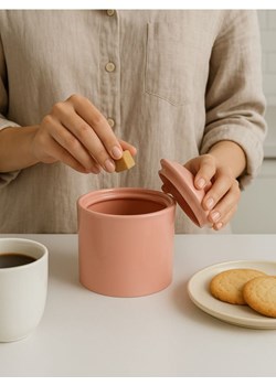 Sinsay - Ceramiczny pojemnik na żywność z pokrywką - różowy ze sklepu Sinsay w kategorii Dom - zdjęcie 185087207