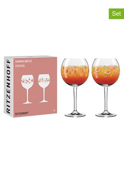 RITZENHOFF Kieliszki (4 szt.) &quot;Summer Breeze&quot; do koktajli - 655 ml ze sklepu Limango Polska w kategorii Naczynia - zdjęcie 185133256