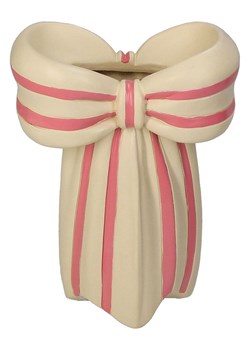 Kersten Wazon &quot;Bow&quot; w kolorze beżowo-jasnoróżowym - 14 x 19 x 7 cm ze sklepu Limango Polska w kategorii Wazony - zdjęcie 185134659