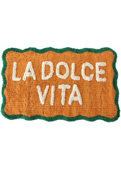 Kersten Dywanik łazienkowy "La Dolce Vita" w kolorze pomarańczowym - 50 x 80 cm ze sklepu Limango Polska w kategorii Akcesoria łazienkowe - zdjęcie 185134676