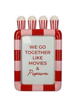 Kersten Ramka &quot;Popcorn&quot; w kolorze jasnoróżowo-czerwonym na zdjęcia - 18 x 13 cm ze sklepu Limango Polska w kategorii Ramki na zdjęcia - zdjęcie 185134706