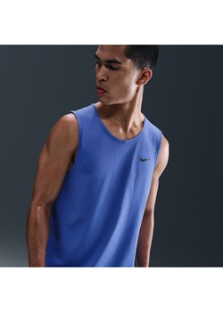 Męska koszulka bez rękawów do fitnessu Nike Dri-FIT Hyverse - Niebieski ze sklepu Nike poland w kategorii T-shirty męskie - zdjęcie 185136979
